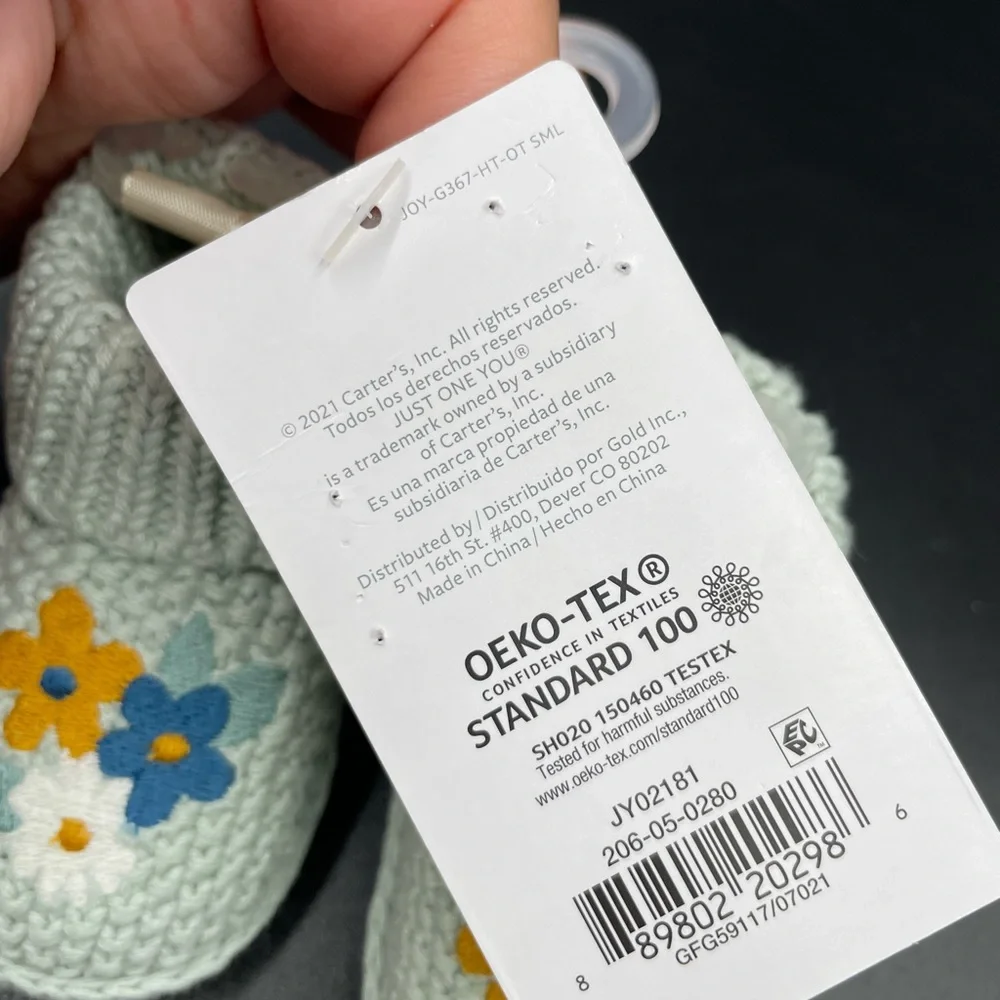 Girls infant Newborn Just One You By Carters Booties